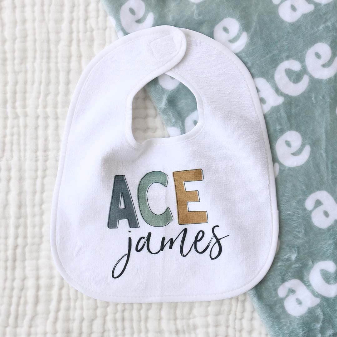 Personalized on sale baby bibs