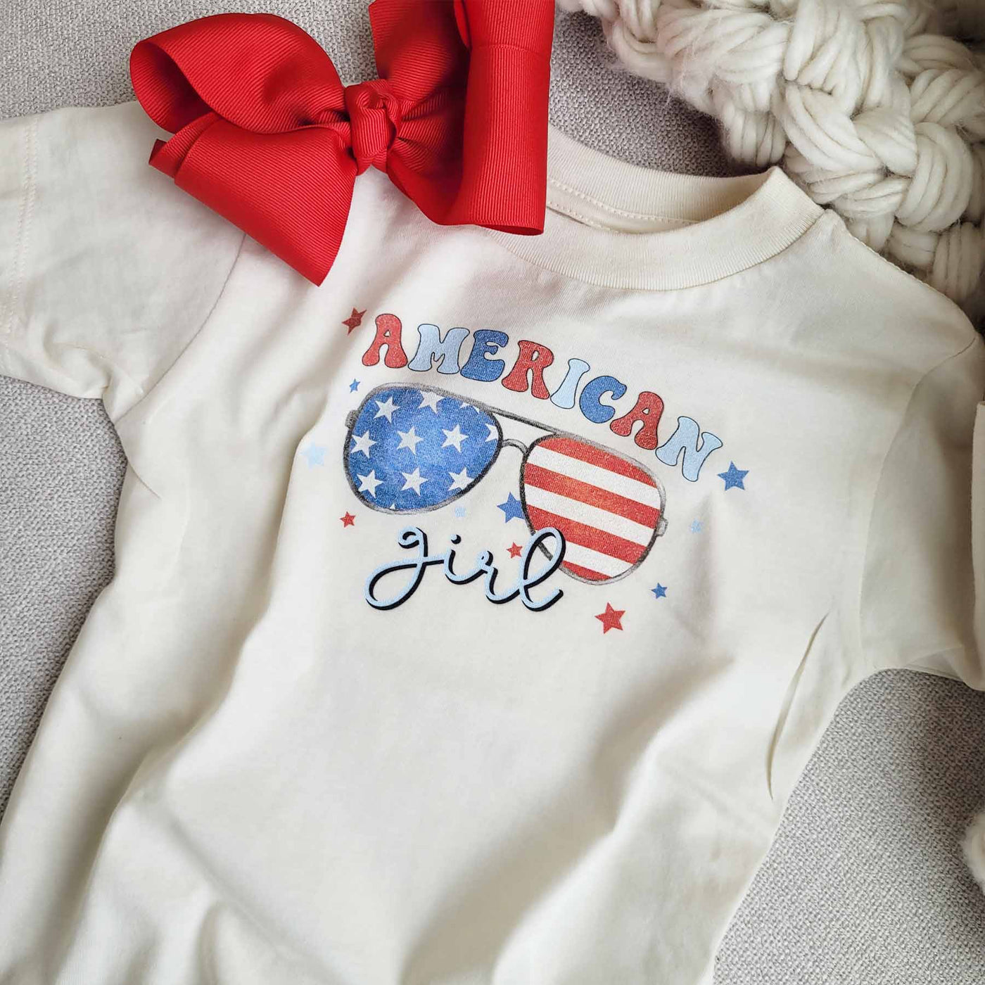 american girl 4th of july graphic tee for kids 