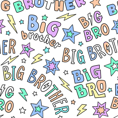 Colorable Two Piece Pajama Set | Big Bro