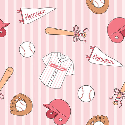 Ballpark Babes Two Piece Pajama Set