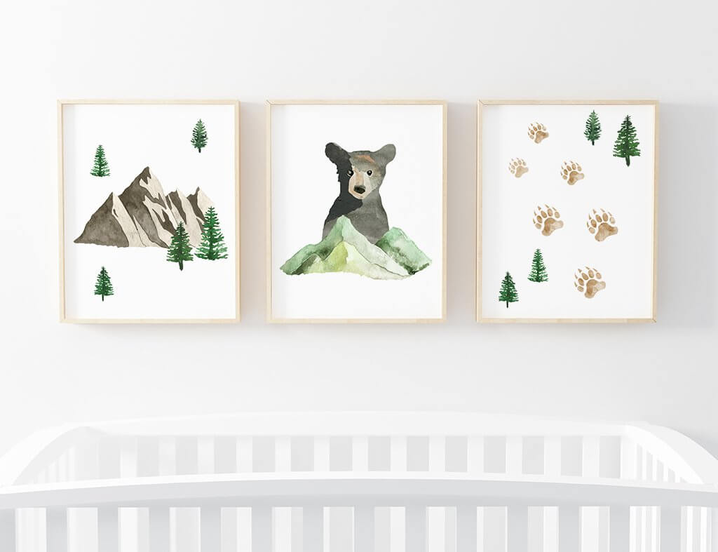 Free Mountain Nursery Digital Printables Free Mountain Nursery Digital Printables