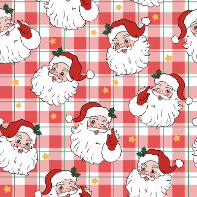Christmas Zipper Footie | Cozy Claus