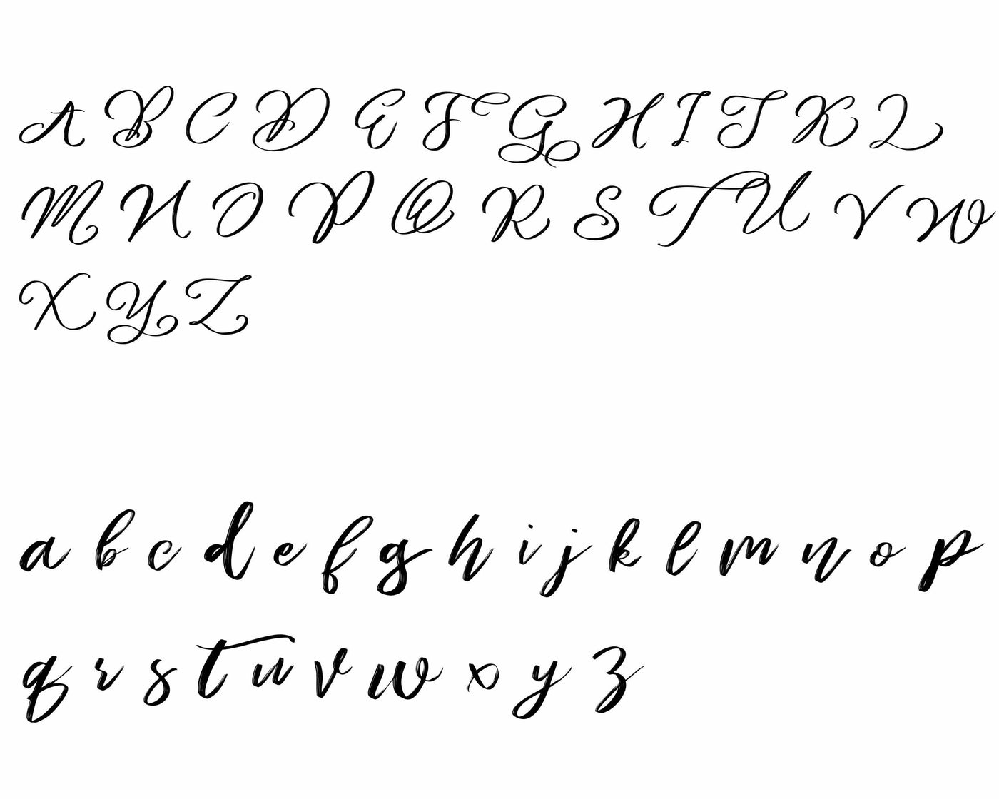 cursive script 