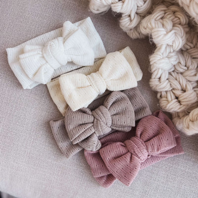 Large Knit Bow