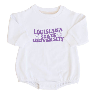 Louisiana State University | LSU Graphic Sweatshirt Bubble Romper