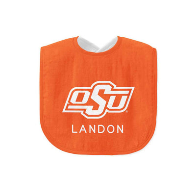 personalized orange bib oklahoma state university 
