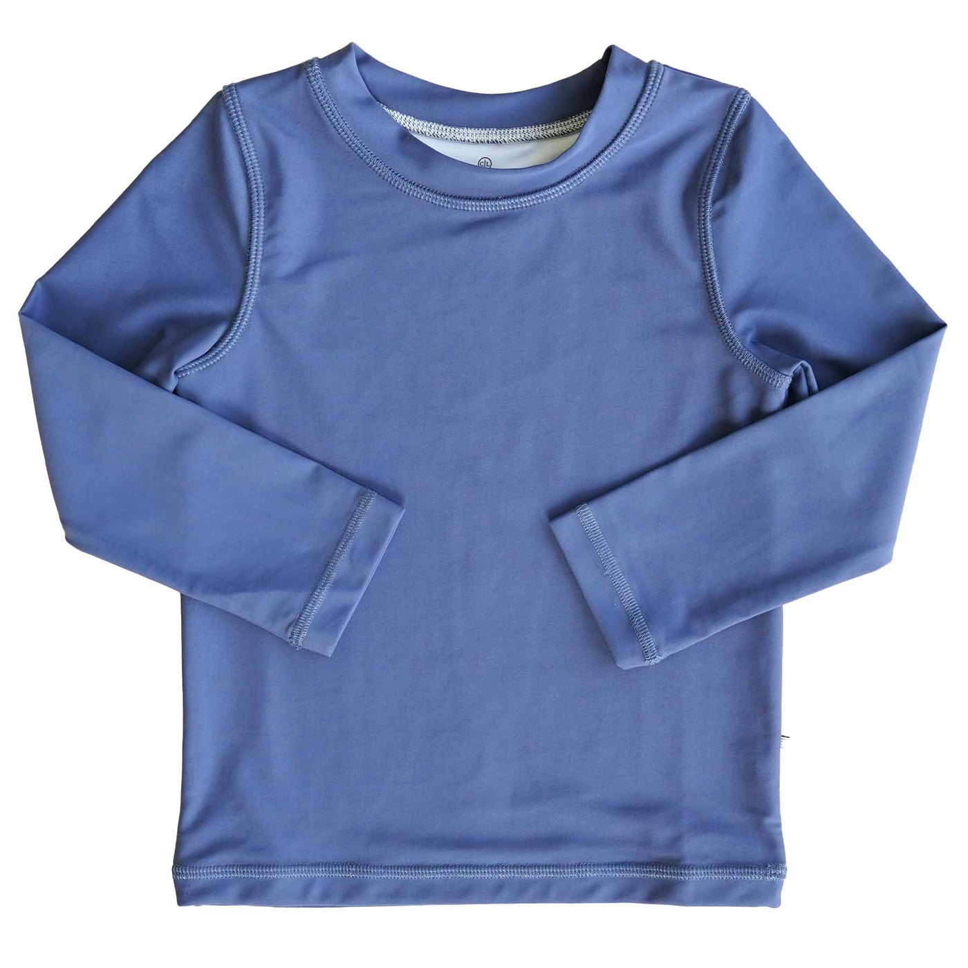 long sleeve swim rash guard shirt for boys navy blue 