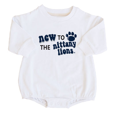 new to the nittany lions bubble romper 