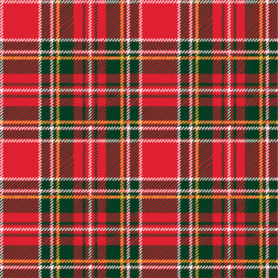 Christmas Zipper Footie | Plaid Tidings