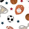 All Star Personalized Swaddle Blanket