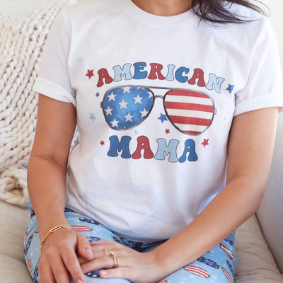 american mama graphic tee for mom