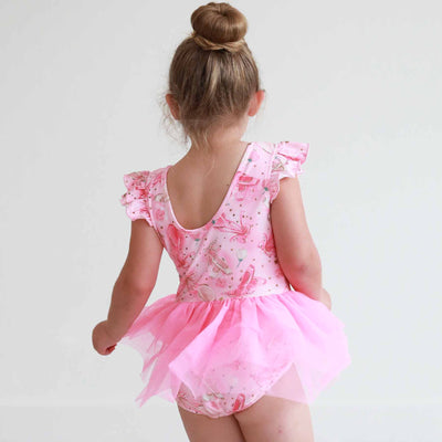 leotard with ballerina shoes for girls 