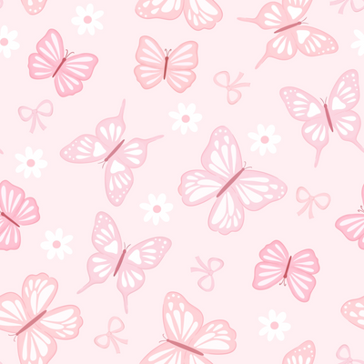 Knit Large Bow Headwrap | Blooming Butterflies
