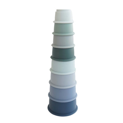 blue ombre kids stacking cups 