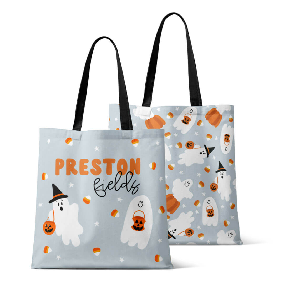 Personalized Trick Or Treat Bags in Boo Buddies