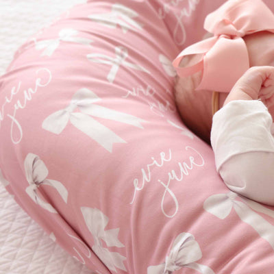 personalized bow swaddle for babies 