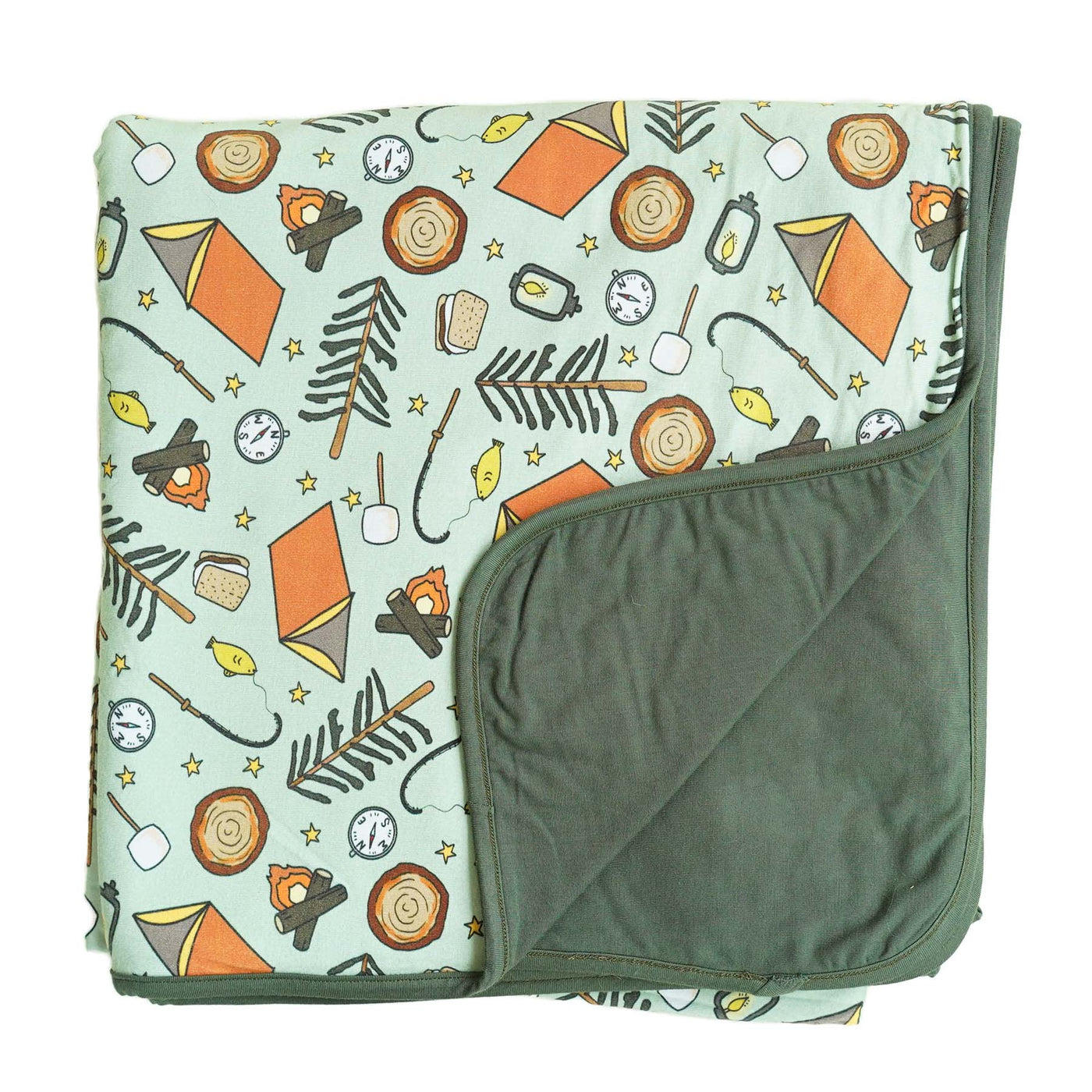 double sided bamboo blanket cozy camper