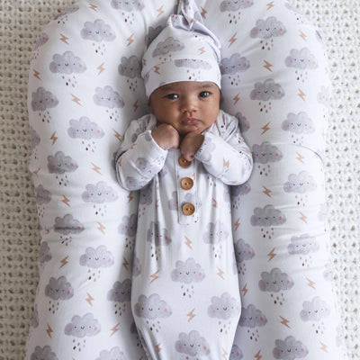 cloudy cuddles bamboo swaddle blanket for babies 
