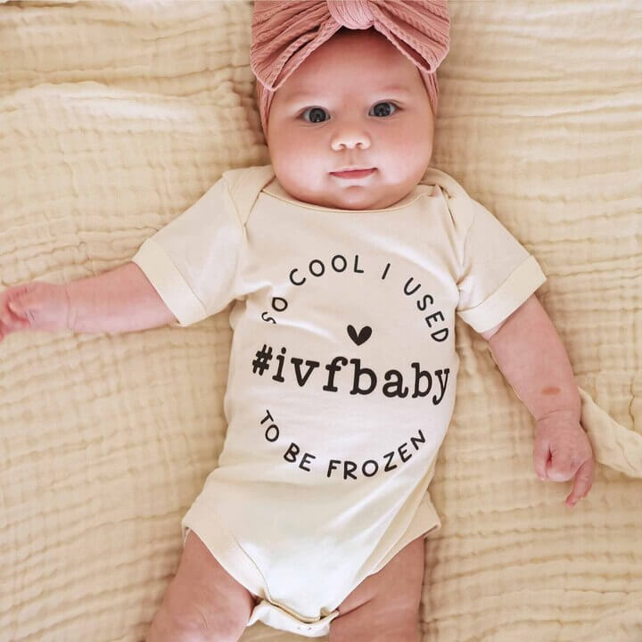 So Cool I Used To Be Frozen Graphic Bodysuit Natural – Caden Lane