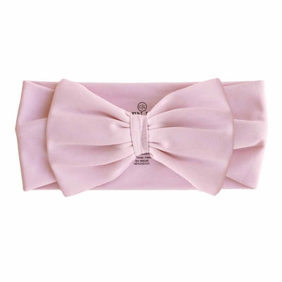 pink daisy swim bow for babies 