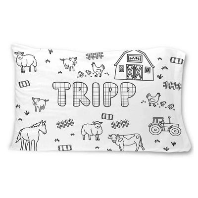 farm personalized pillow cover 