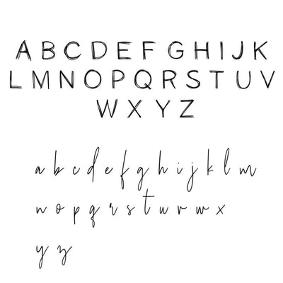 forest friends personalized font 