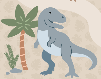 Kids' Playroom Rug | Dinosaur