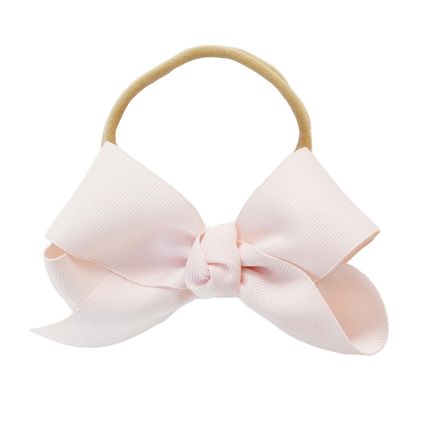 light pink ribbon bow