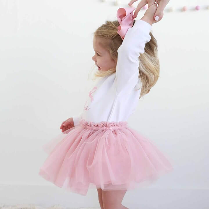 Fluffy Tutu Pink Tutu Skirt 3t Tutu Skirt In Mauve Caden Lane