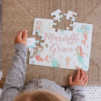 mermaid personalized puzzle
