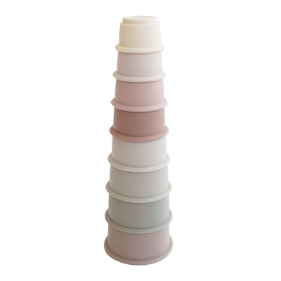 baby stacking cups neutral gradient 