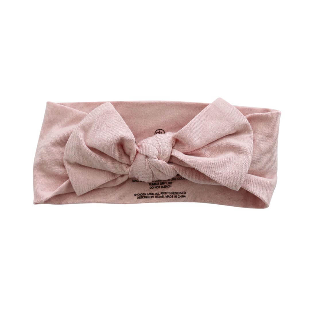 pink large bow headwrap