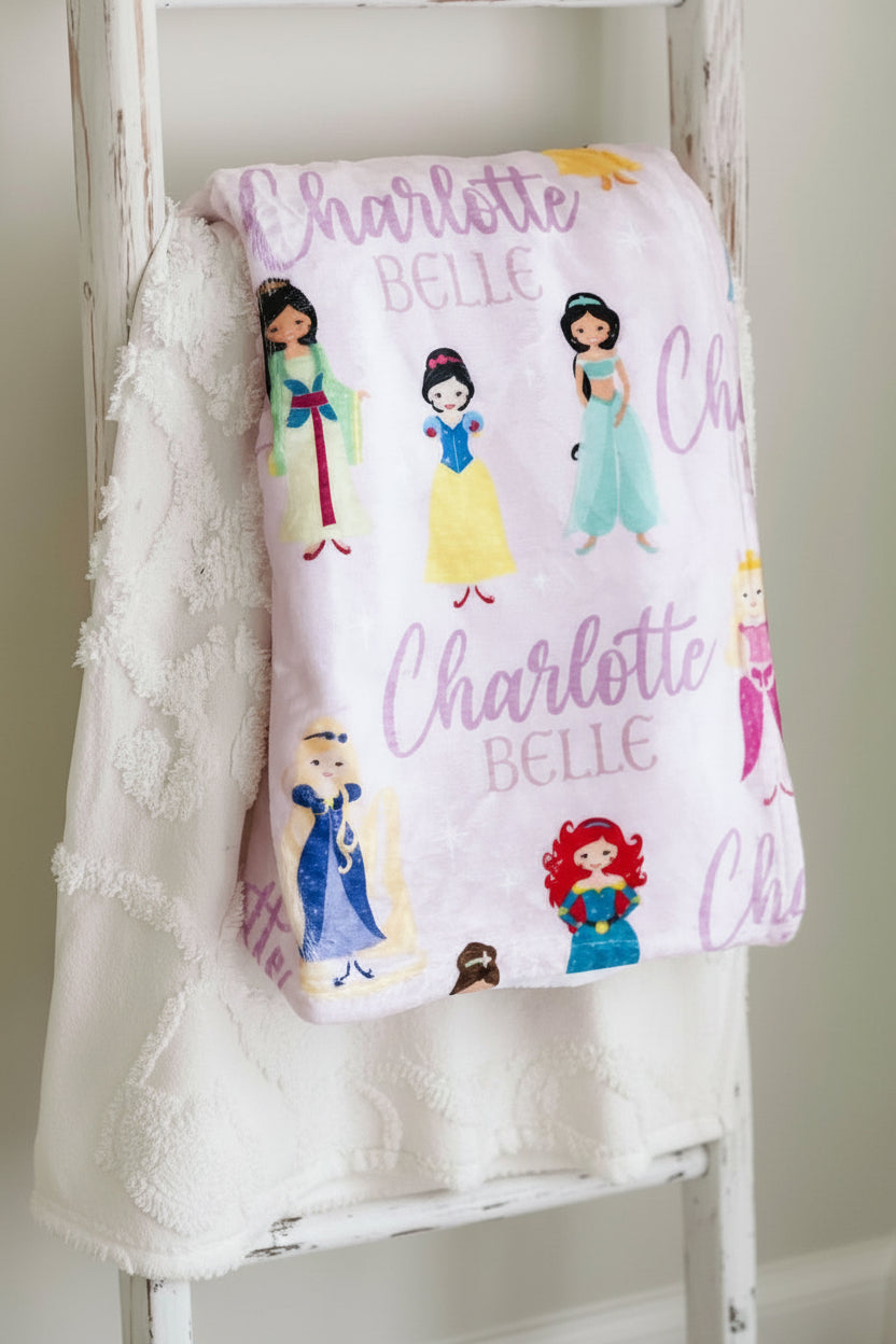 princess dress blankets Disney Princess Tapestry Blanket (2000s)