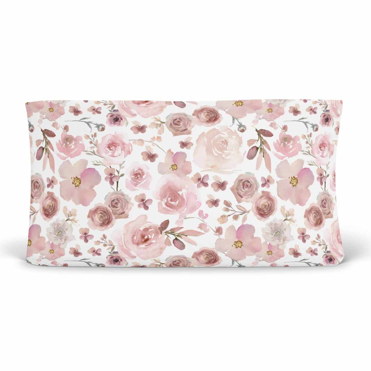 rose changing pad cover 