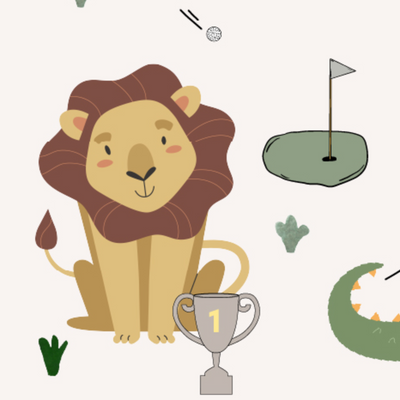 Safari Games Personalized Kids Blanket