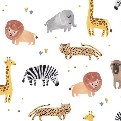 Safari Party Personalized Toddler Blanket