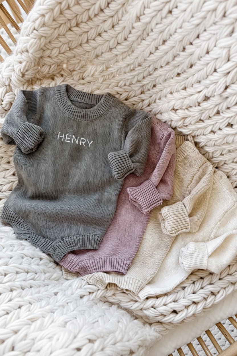 Sweatshirt Design Template Personalized Custom Baby Name Sweater