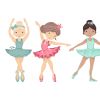 Tiny Dancers Personalized Toddler Blanket