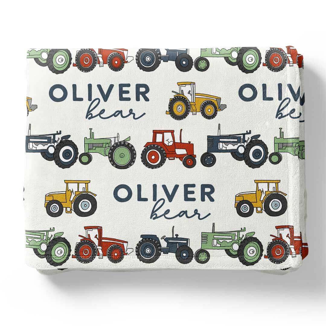 Kids discount tractor blanket