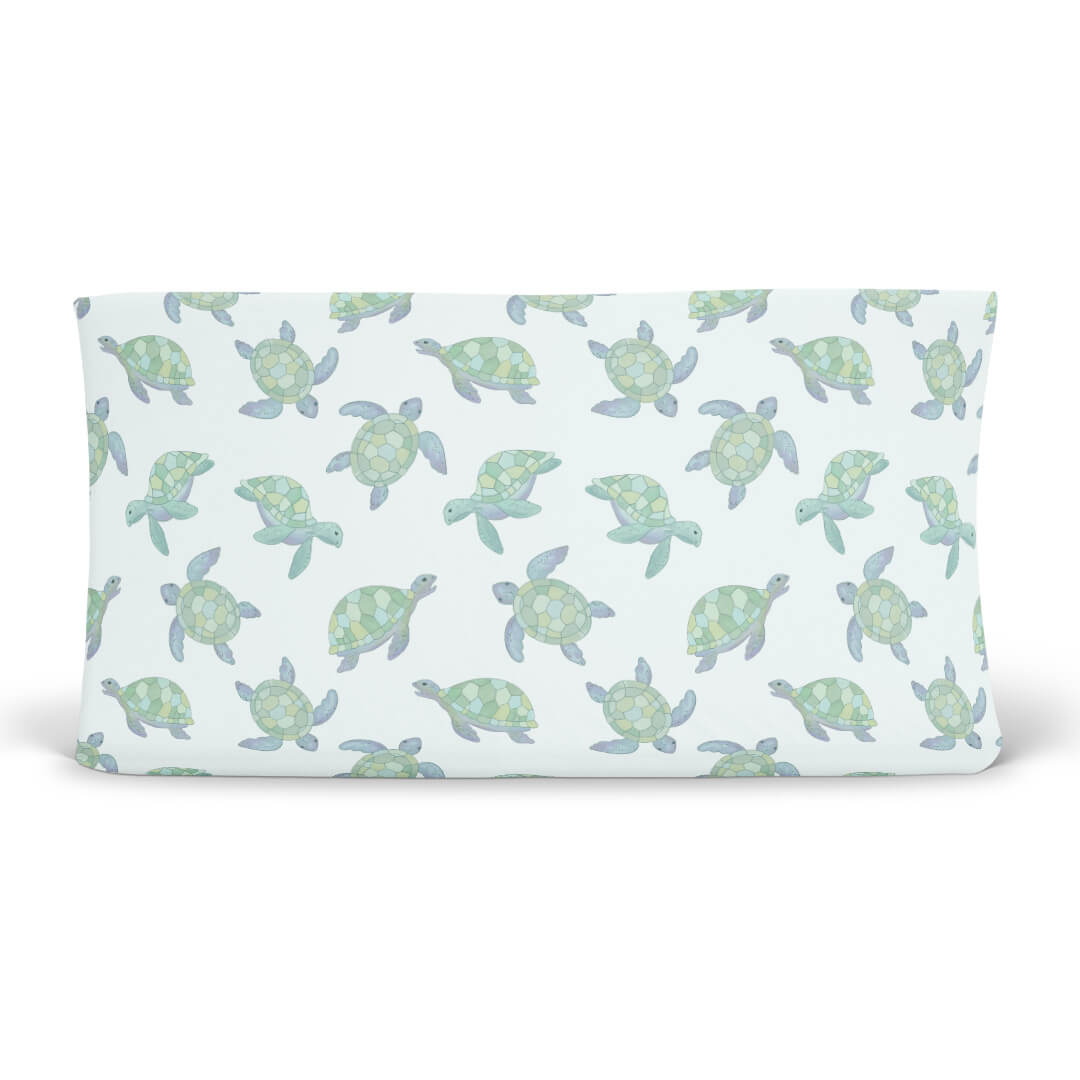totally turtles changing pad cover 
