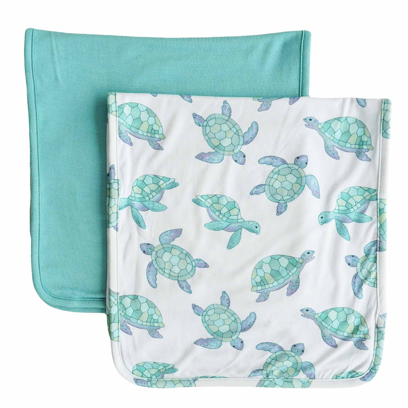 turtle burp cloth set 