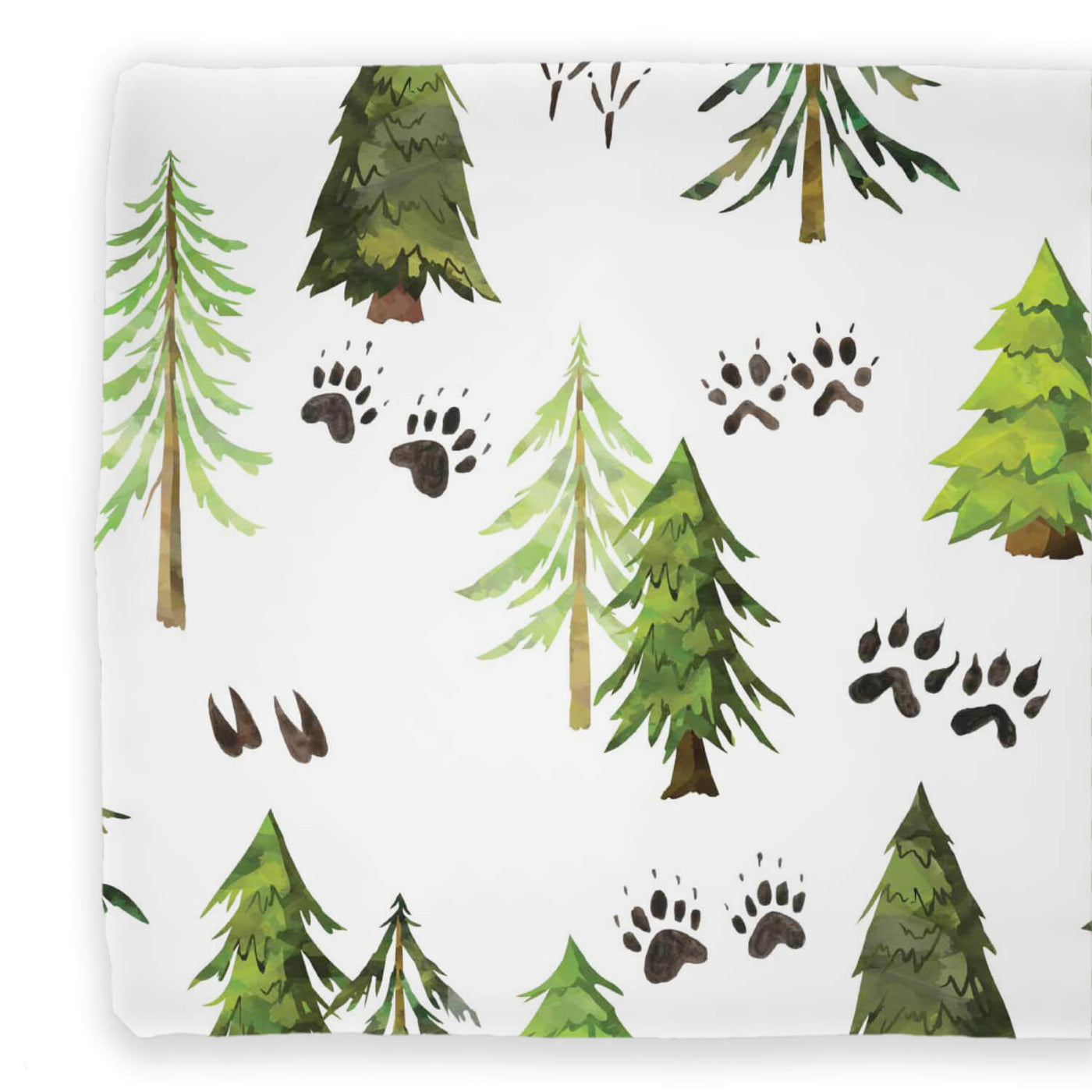 forest changing pad cover