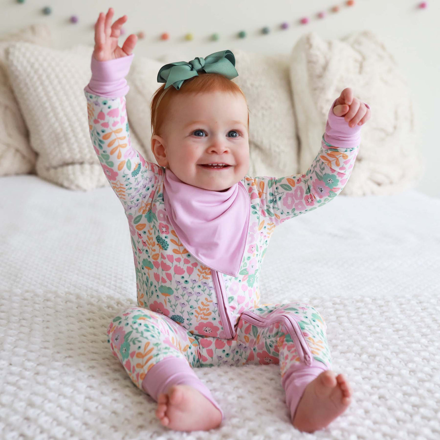 willow's whimsy floral convertible zip romper 