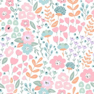 Willow's Whimsy Floral Ruffle Zipper Footie