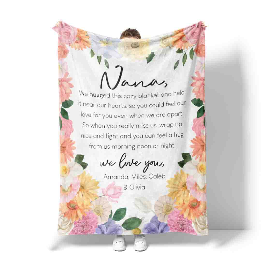 Personalized Blanket | Note to Grandma