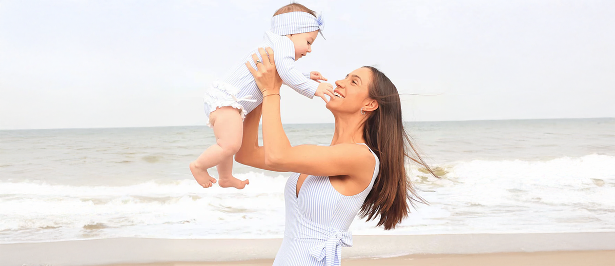 Caden Lane mommy and me swimsuits