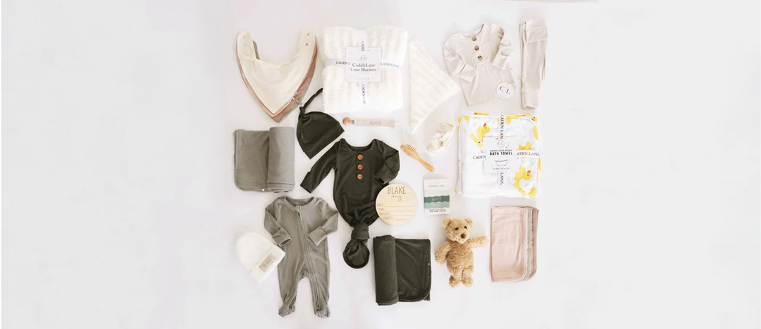 caden lane’s ultimate baby gift set, gender neutral deluxe variation