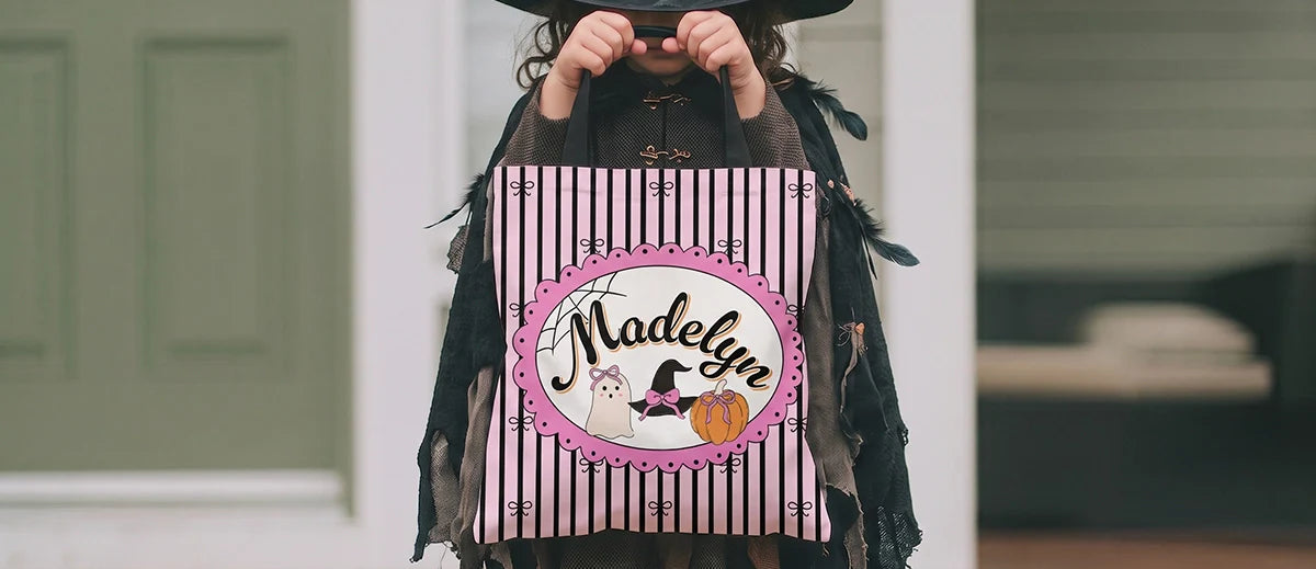 The Cutest Personalized Trick-or-Treat Bags for Kids (That Actually Hold All the Candy)