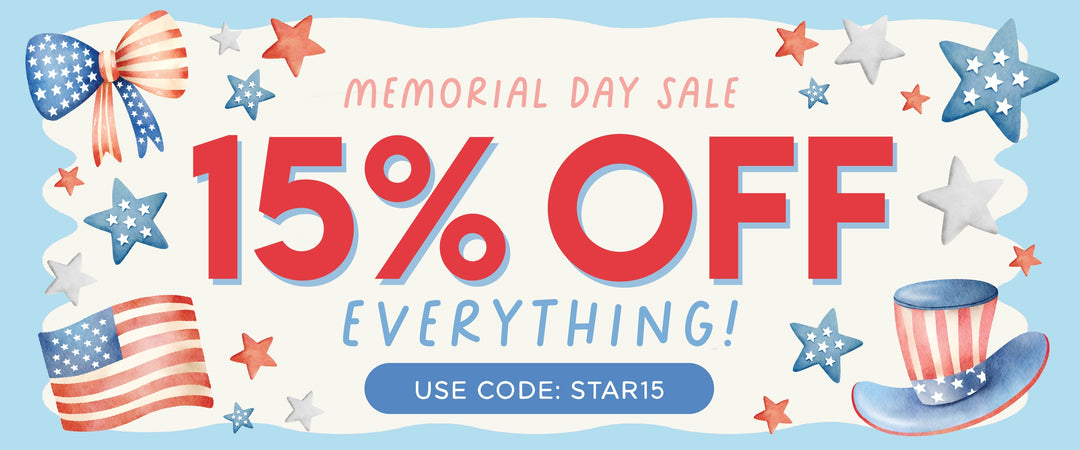 15% off memorial day sale 