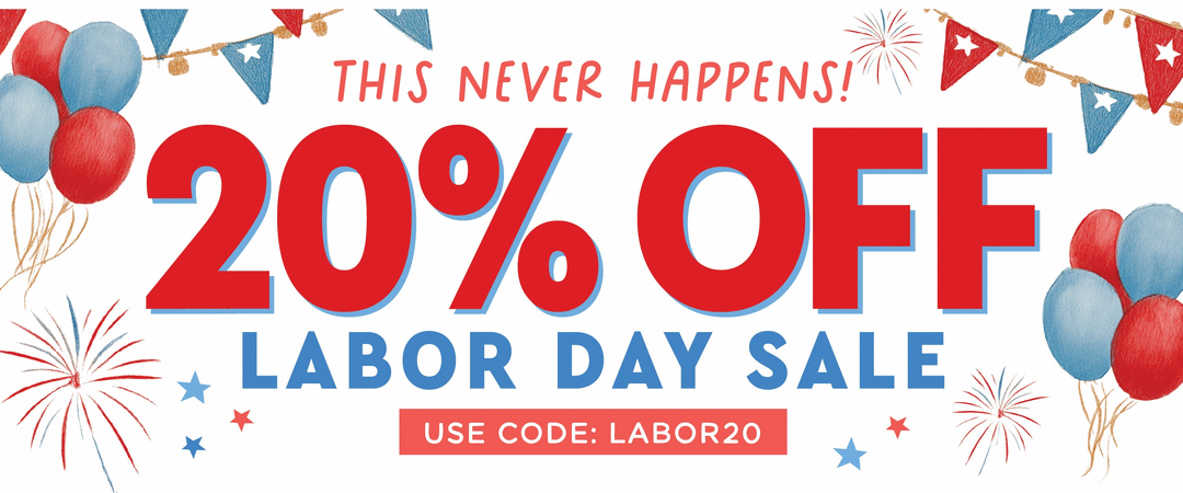 labor day 20% off sale